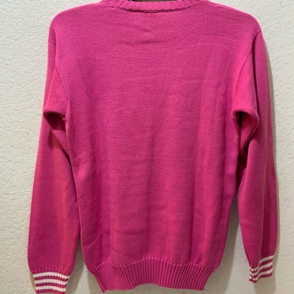 The Bubble Tennis Sweater pink white size S - Picture 6 of 9